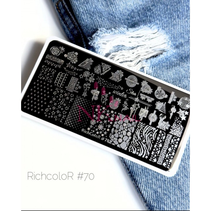 P120 Пластина для стемпінгу RC-070